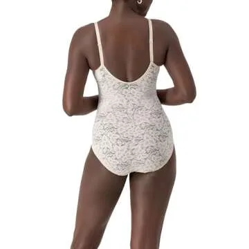 Bali womens Lace 'N Smooth Shaper Df8l10 shapewear bodysuits, Rosewood, 38C US