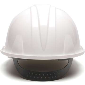Pyramex Safety Products HP14010 Sl Series 4 pt. Snap Lock Suspension Hard Hat, White