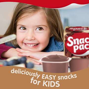 Snack Pack Chocolate Pudding Cups, 4 Count, 12 Pack