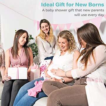 Spasilk Bath Hooded Towels & Washcloths Set for Babies, 23-Piece Gift Set, Grey, (Gift GBA23 0501)