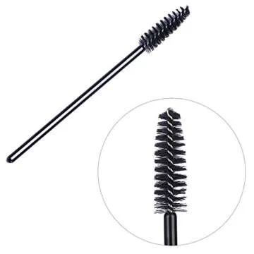 Durable Disposable Mascara Wands Brush Makeup Spoolies Bulk for Eyelash Extensions, 1000 Pieces