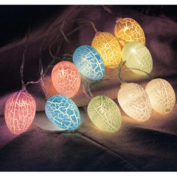 Chasgo LED Easter Decoration Eggs Lights Battery Operated