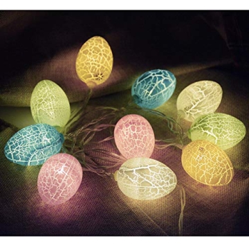 Chasgo LED Easter Decoration Eggs Lights Battery Operated