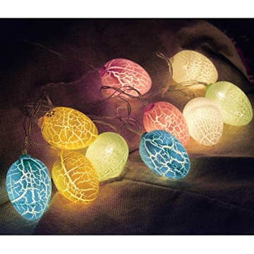 Chasgo LED Easter Decoration Eggs Lights Battery Operated