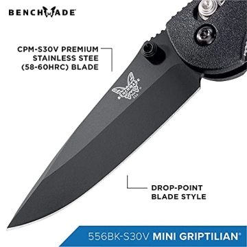 Benchmade Mini Griptilian Knife with Edge Retention Features