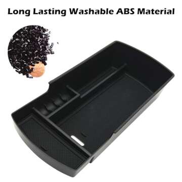 JOJOMARK Compatible with Honda Accord 2018 2019 2020 2021 2022 Accessories Center Console Tray Organizer (NOT fit for Manual Transmission)