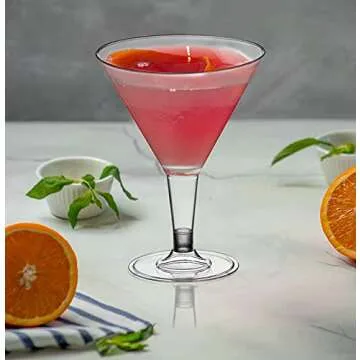 Durable DecorRack 24 Martini Glasses - BPA Free