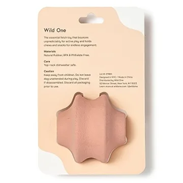 Wild One Twist Toss Dog Toy for Play and Treats