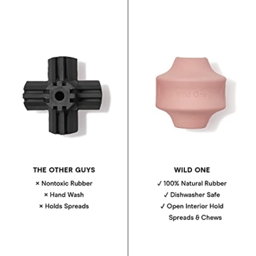 Wild One Twist Toss Dog Toy for Play and Treats