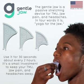 Gentle Jaw Pain Relief Device for TMJ Grinding Clenching Headaches ​Bruxism Caused by Tight Jaw Mu...