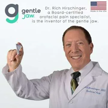 Gentle Jaw Pain Relief Device for TMJ Grinding Clenching Headaches ​Bruxism Caused by Tight Jaw Muscles. Use it to Passively Stretch and ​R​elax Your Jaw Muscles. We Call it Yoga for The Jaw