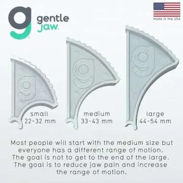 Gentle Jaw Pain Relief Device for TMJ Grinding Clenching Headaches ​Bruxism Caused by Tight Jaw Muscles. Use it to Passively Stretch and ​R​elax Your Jaw Muscles. We Call it Yoga for The Jaw