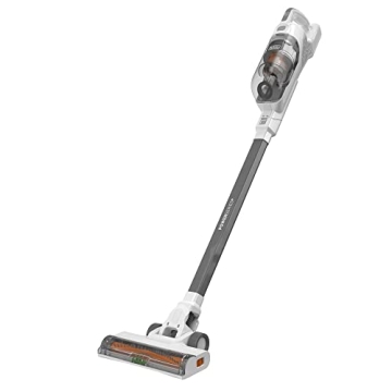 BLACK+DECKER POWERSERIES+ 20V MAX Cordless Stick Vacuum with LED Floor Lights, Lightweight, Multi-Su...
