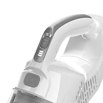 BLACK+DECKER POWERSERIES+ 20V MAX Cordless Stick Vacuum with LED Floor Lights, Lightweight, Multi-Surface (BHFEA520J) , Gray
