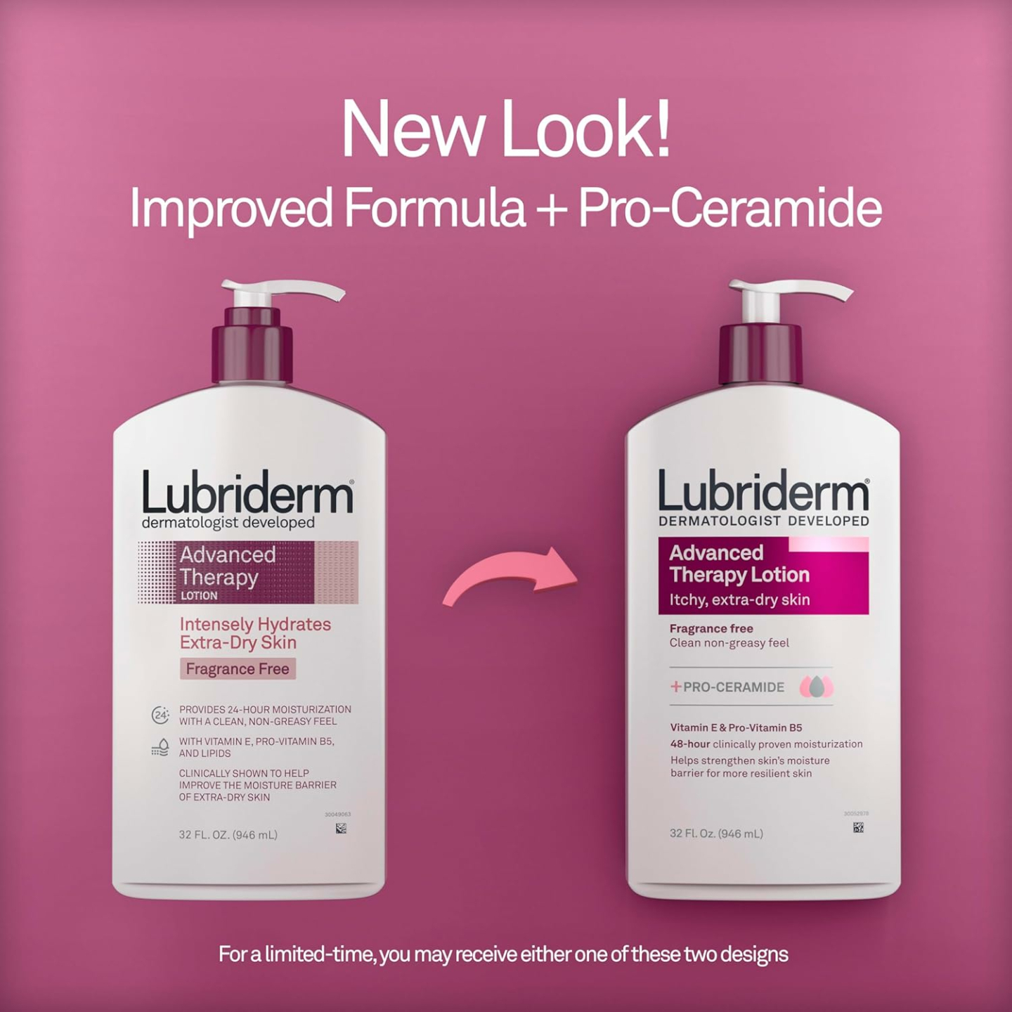 Lubriderm Advanced Therapy Fragrance Free Lotion