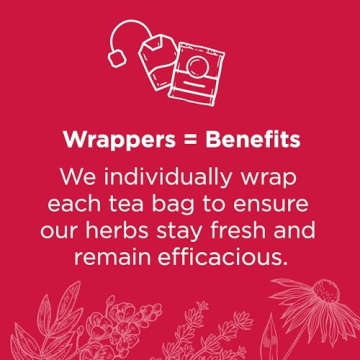 Organic Throat Coat Tea for Soothing Wellness 48 Bags