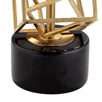 Possini Euro OVO Modern Table Lamp Gold Metal Design