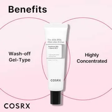 COSRX AHA BHA PHA LHA 35% Peel 1.01 fl. oz / 30 ml, Chemical Exfoliating Peeling Gel for Dull, Rough, Oily Skin with Clogged Pored & Dead Skin Cells, Highly Concentrated, Korean Skin Care
