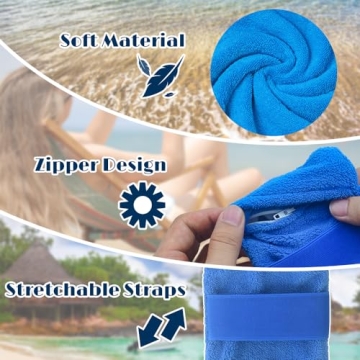 Iselyn 4-Pack Sand Remover for Beach Essentials