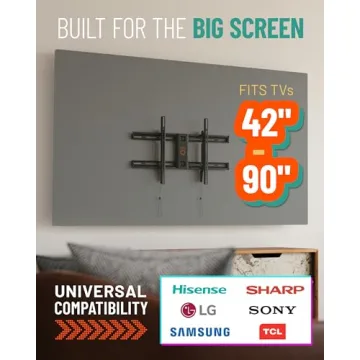 Heavy Duty TV Wall Mount for 90" TVs - ECHOGEAR