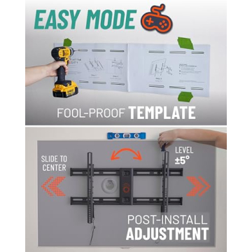 Heavy Duty TV Wall Mount for 90" TVs - ECHOGEAR