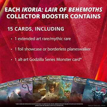 Magic: The Gathering Ikoria: Lair of Behemoths Collector Booster Box | Special Collector Cards