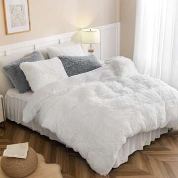 Dreamcountry Plush Fluffy Duvet Cover Oeko-TEX Certified Luxury Ultra Soft Shaggy Crystal Velvet Bed...