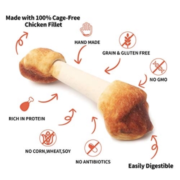 LuvChew Chicken Dog Chews - Premium Rawhide Alternative