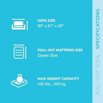 Intex Inflatable Pull-Out Sofa: Velvety Surface, 2-in-1 Valve, Cupholder, 46" x 88" x 26" - Blow-Up Couch and Folding Queen Size Air Mattress Bed