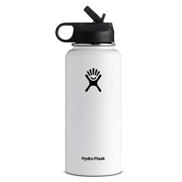 Hydro Flask 32-Oz Stainless Steel Water Bottle with Straw