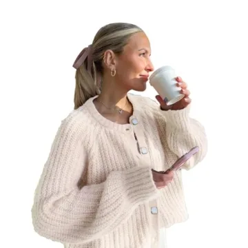 Mincib Women’s 2024 Fall Cardigan Sweater - Cozy & Trendy Chunky Knit