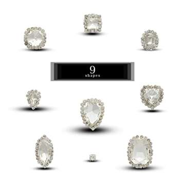 TANOSII 100 PCS Sew on Rhinestones for Jewelry & Crafts