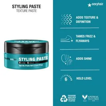 SexyHair Healthy Styling Paste 2.5 Oz for All Hair Types