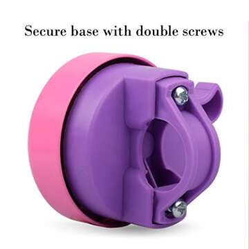 U-LIAN Kids Bike Bell and Streamers for Girls-1 Pack Bicycle Bell with 2 Pack Handlebar Streamers Scooter Tassels for Children's Bike Accessories