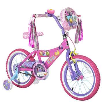 U-LIAN Kids Bike Bell and Streamers for Girls-1 Pack Bicycle Bell with 2 Pack Handlebar Streamers Scooter Tassels for Children's Bike Accessories