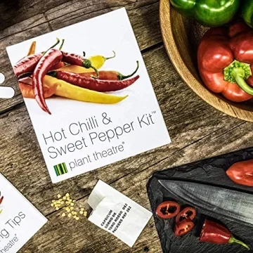 Hot Chilli & Sweet Pepper Kit by Plant Theatre - 6 Different Varieties to Grow
