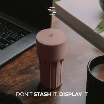 Staze Preserve Vacuum Sealed Storage Jars (148ml) - Patented Smell Proof Containers for Optimal Herb...