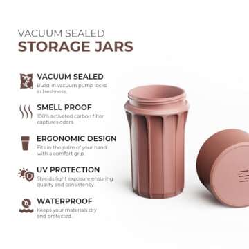 Staze Preserve Vacuum Sealed Storage Jars: Freshness Guaranteed