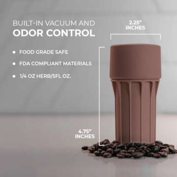 Staze Preserve Vacuum Sealed Storage Jars: Freshness Guaranteed