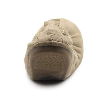 Ollio Women's Shoes Faux Suede Comfort Ballet Flat