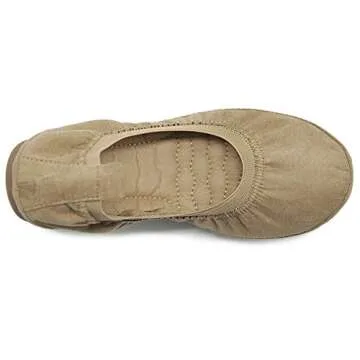 Ollio Women's Shoes Faux Suede Comfort Ballet Flat