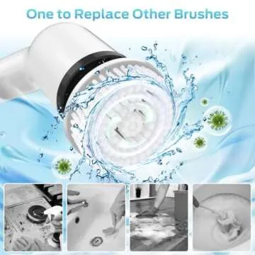 Powerful RLSOO Electric Spin Scrubber for Effortless Cleaning