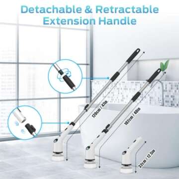 Powerful RLSOO Electric Spin Scrubber for Effortless Cleaning