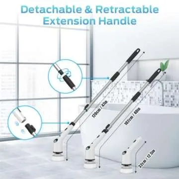 Powerful RLSOO Electric Spin Scrubber for Effortless Cleaning