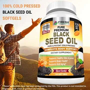 FRESH HEALTHCARE Black Seed Oil Capsules for Wellness