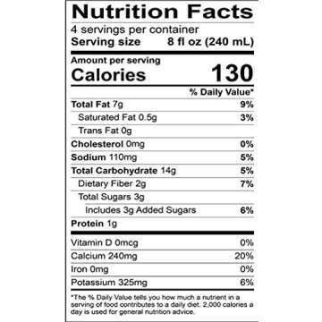 Califia Farms Unsweetened Oat Milk Barista Blend - Perfect for Coffee Lovers and Plant-Based Diets