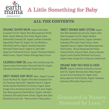 Organic Baby Care Set for Newborns | Earth Mama Gift Box