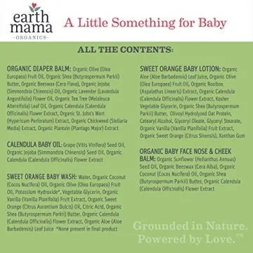 Organic Baby Care Set for Newborns | Earth Mama Gift Box
