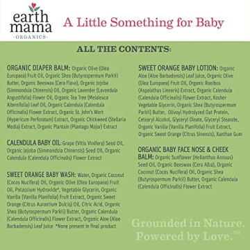 Organic Baby Care Set for Newborns | Earth Mama Gift Box