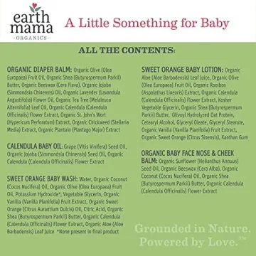 Organic Baby Care Set for Newborns | Earth Mama Gift Box